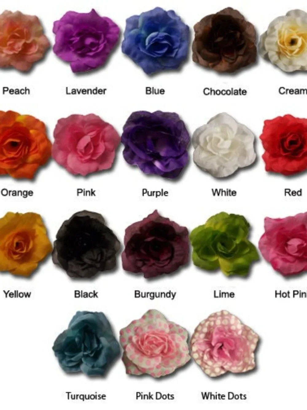 12 Pc -6 Silk Flower Clips + 6 Crochet Headbands HairBaby Girl Craft Accessories